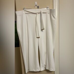 Elegant White Women's Pants